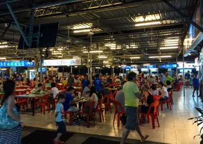 Typischer Food Court