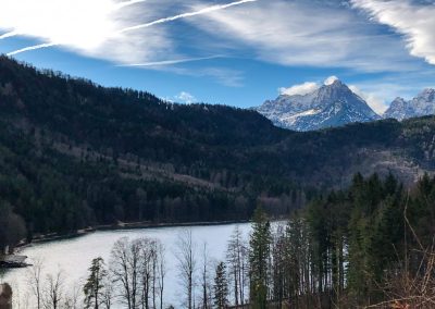 Blick auf den Alpsee von Schloss Hohenschwangau