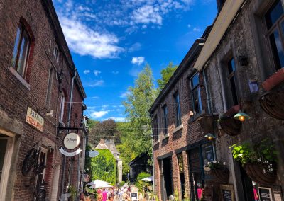 Die gemütliche Altstadt von Durbuy in der Wallonie