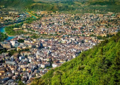 Bozen / Bolzano aus der Bergperspektive