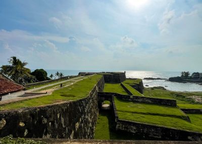 Bastionen und Wälle im Dutch Fort Galle