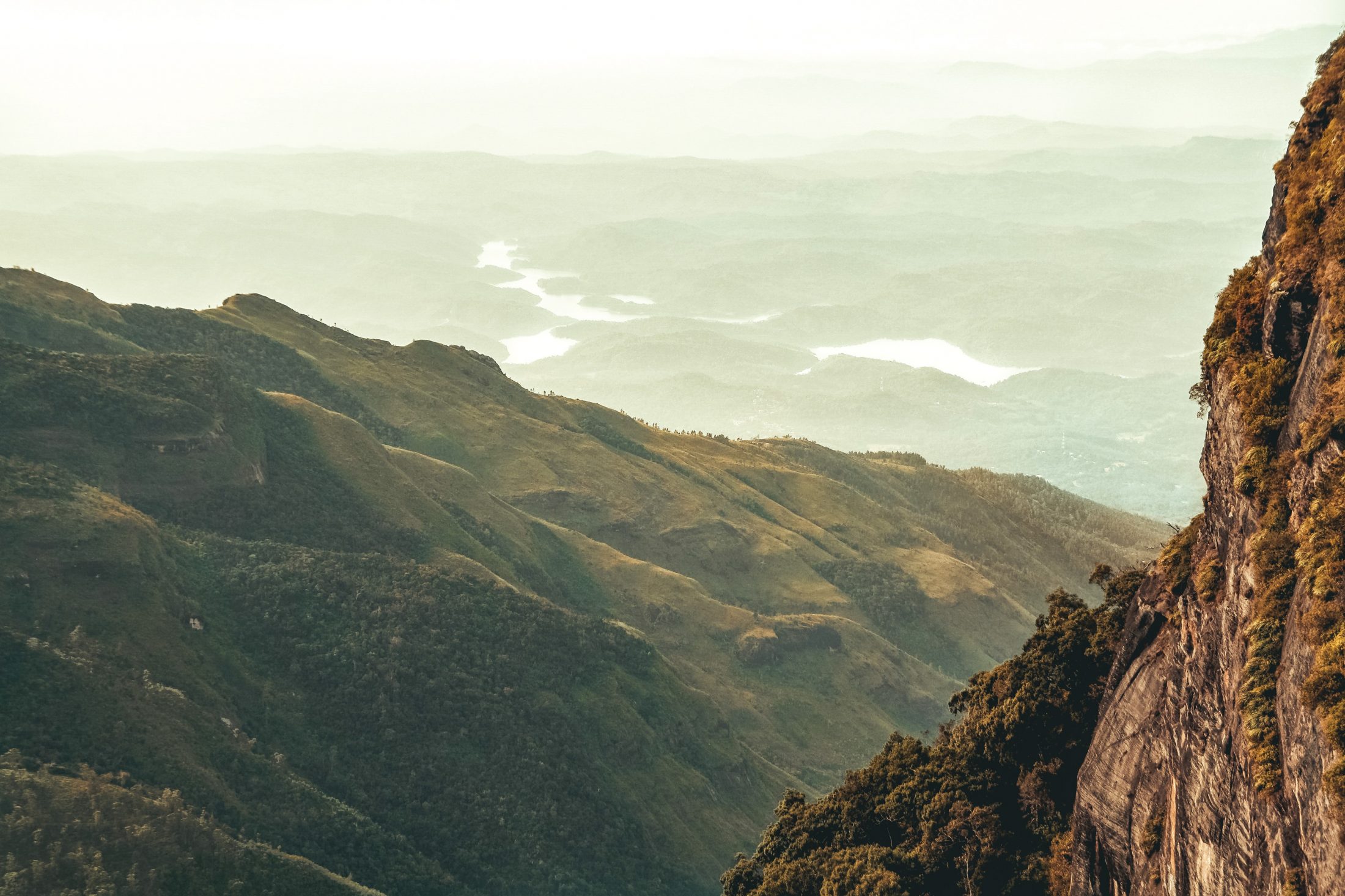 Worlds End Felsenklippe in den Horton Plains