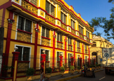 Koloniales Gebäude im Altstadt Viertel Intramuros