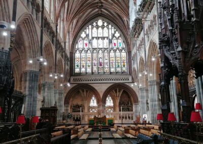 Cornwall Rundreise Sehenswürdigkeiten: Exeter Cathedral Kirchenschiff