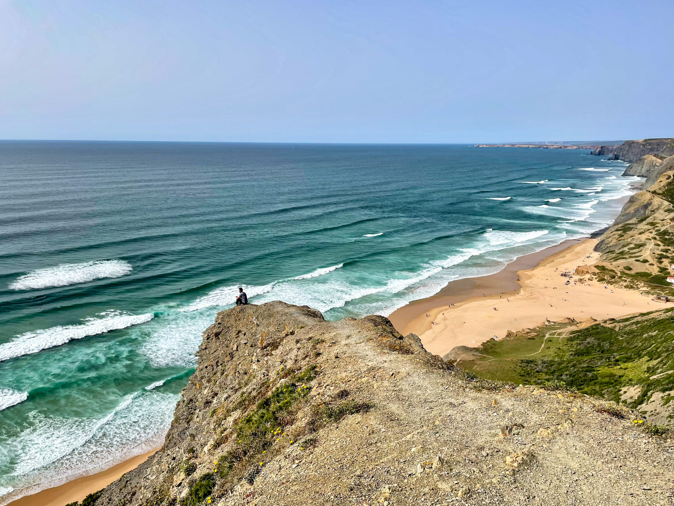 Ausblick auf den Praia da Cordoama an der Westalgarve