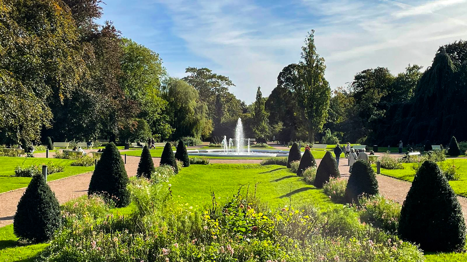 Der Stadtpark "Stadsparken" ist der meist besuchteste Park in Lund