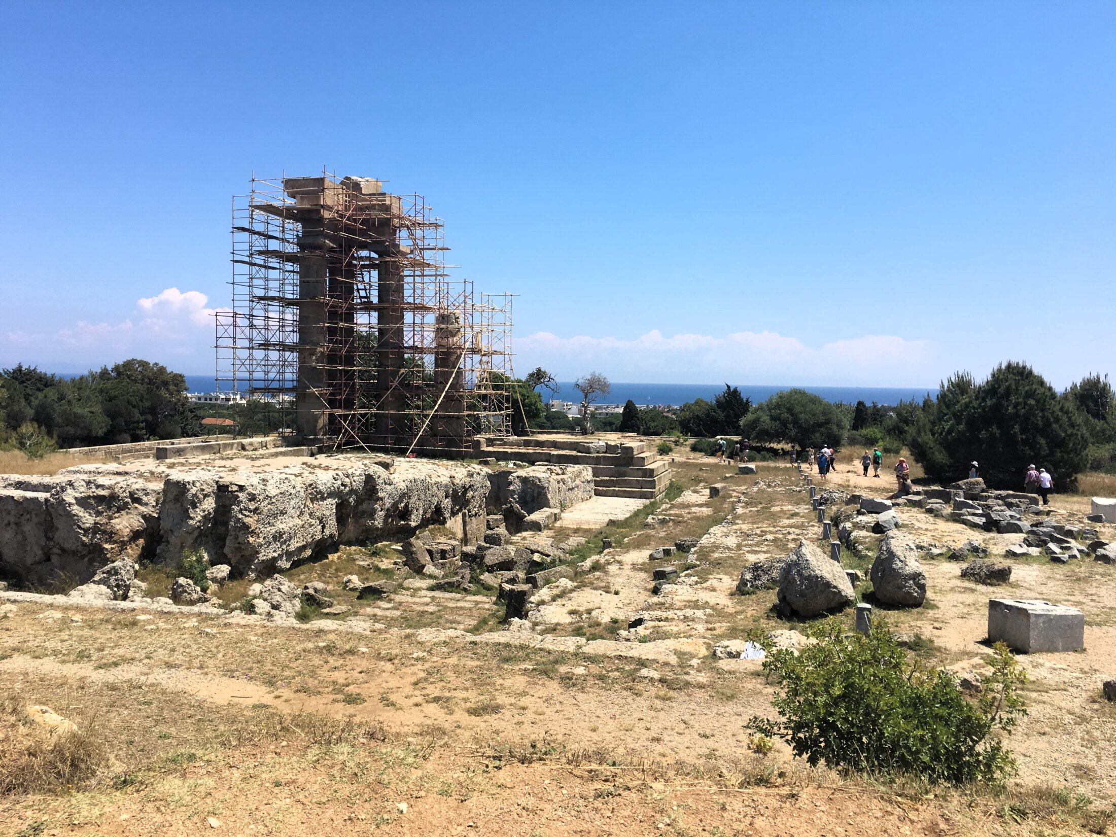 Mietwagen in Rhodos Erfahrungen Sehenswürdigkeiten Tipps sinnvoll: Die Akropolis von Rhodos gehört zu den bekanntesten Sehenswürdigkeiten