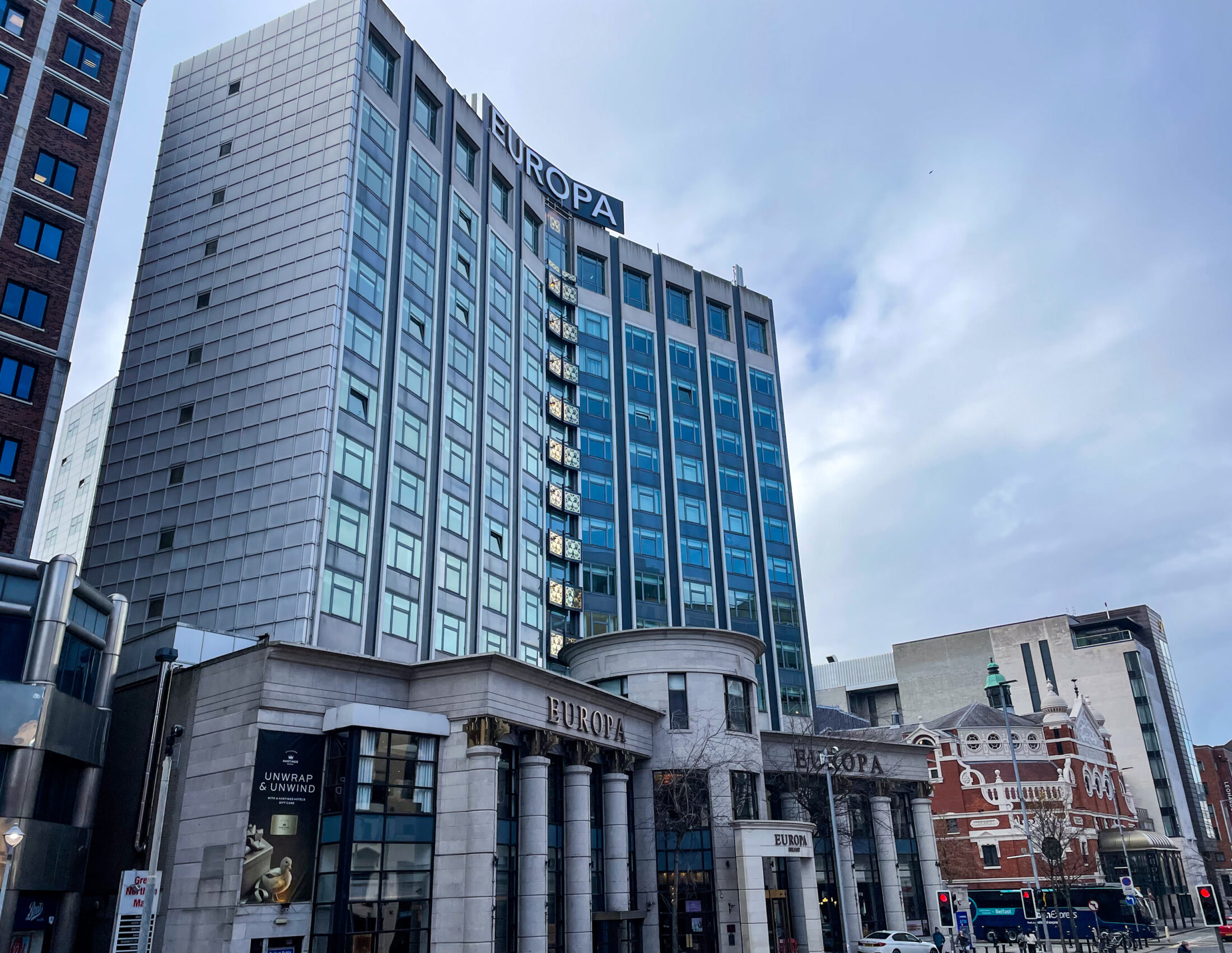 Das berühmt-berüchtigte Europa Hotel in Belfast