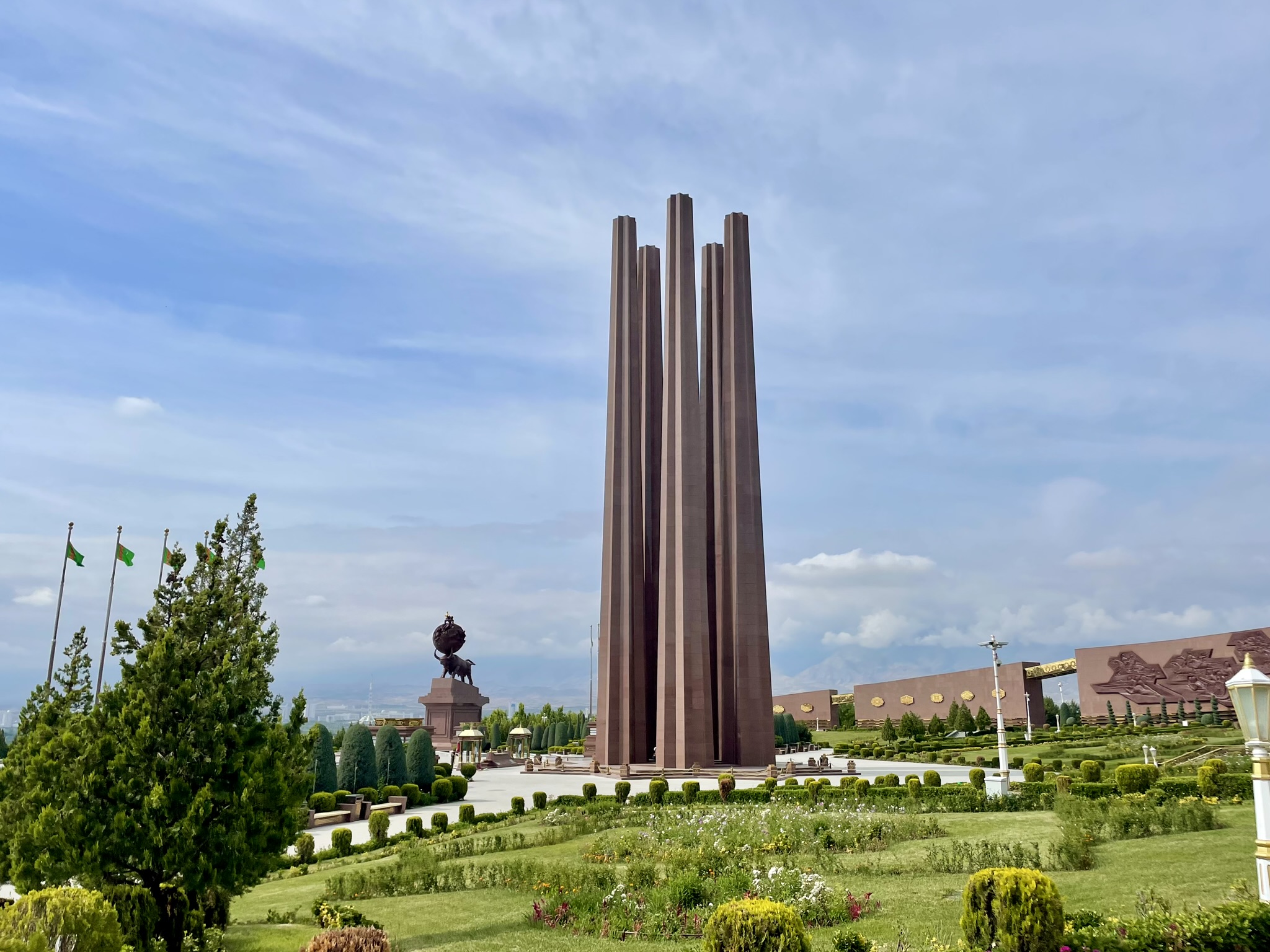 Ewige Flamme im Halk Hakydasy Memorial Complex