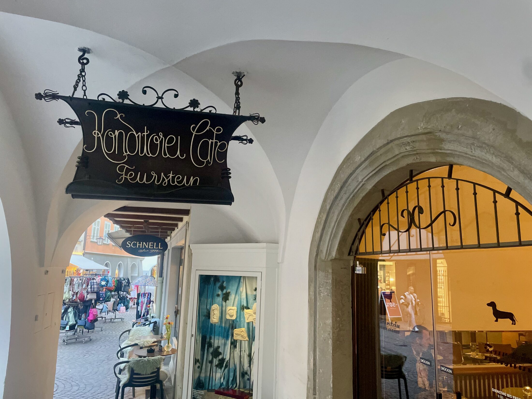 Café Feurstein ist noch heute ein beliebter Treffpunkt